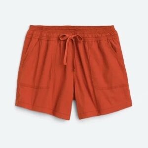 MARKET & SPRUCE | Jolene Mid-Rise Pull-On Short in Burnt Orange, Size Small